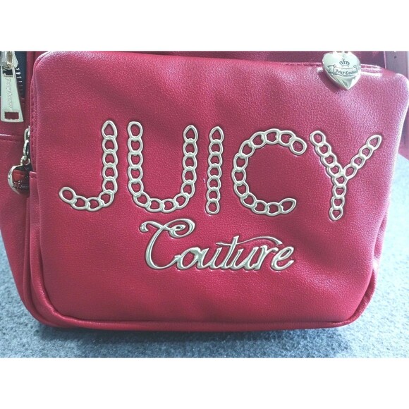 NWT Juicy Couture Lime Light Backpack CHILI RED 12Hx10Wx5D GOLD DETAILS - Picture 13 of 15